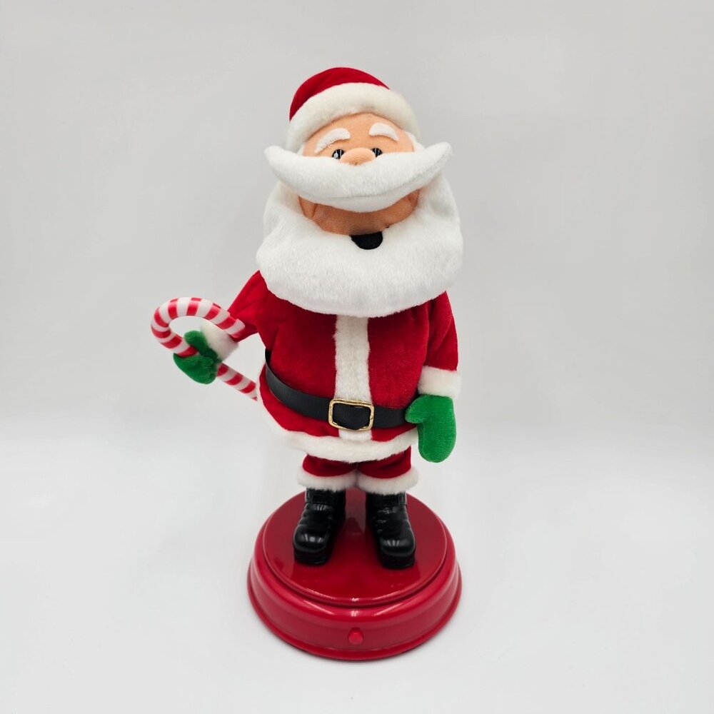 Gemmy Animated Dancing Booty Shaking Santa W/Candy Cane Christmas Holiday Decor